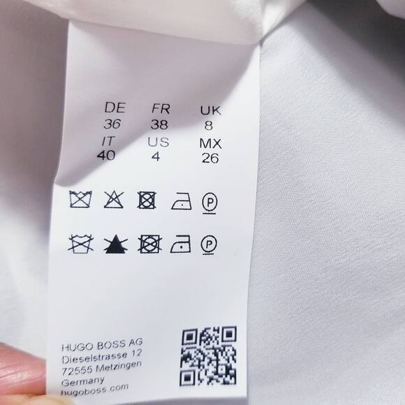 BOSS Hugo Boss Hellery Dress A-Line Textured Pleated Sleeveless - Picture 11 of 13